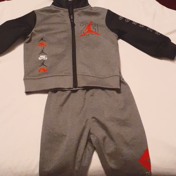 Jordan Other - Nike Air Jordan Infant Tracksuit| 12M | Black,Grey,Red,White